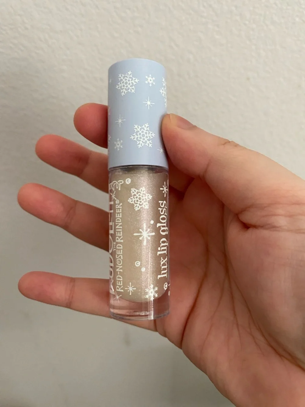 Colourpop Rudolph The Red-Nosed Reindeer Shimmery Clear Lip Gloss